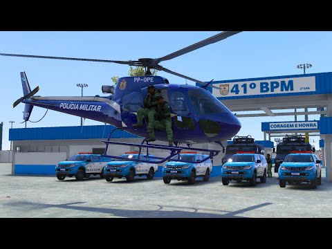 HELICÓPTERO FÊNIX É ATINGIDO POR TIROS GAM🚁PMERJ | GTA 5 POLICIAL