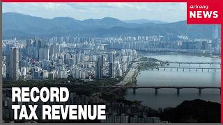 YouTube video thumbnail: Korea Eyes Record tax Revenue on Chip Strength; Plans to cut Bond Issuance