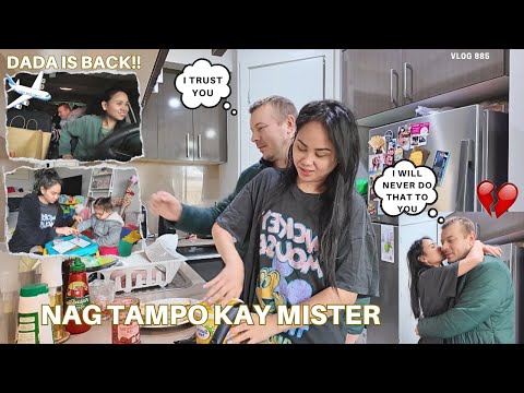 NAKABALIK NA GALING BUSNIESS TRIP! MAY TAMPUHAN AT PASALUBONG