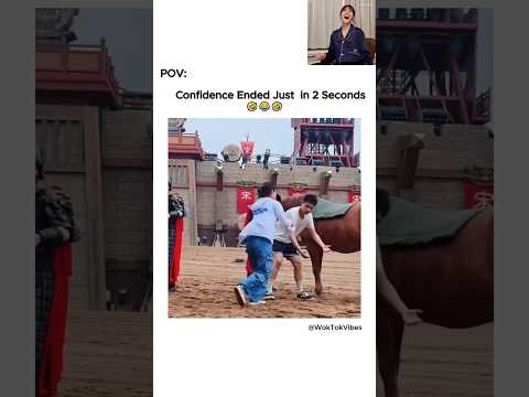 Confidence Ended Just in 2 Seconds🤣😂#shorts #hilariousfails #trending #viral #@WokTokVibes #funny