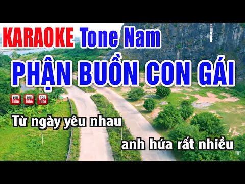 Phận Buồn Con Gái Karaoke Tone Nam – Nhạc Sống Thanh Ngân