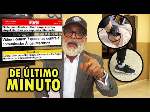 De último minuto comienzan a retirar las querellas contra el detective Ángel Martínez!!!