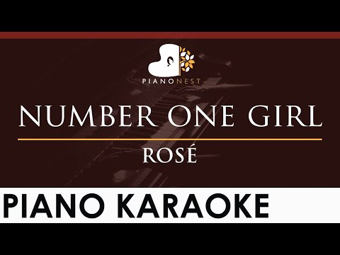 ROSÉ – number one girl – HIGHER Key (Piano Karaoke Instrumental)