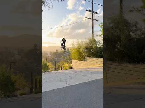 Going deep in LA VS going tricks in LA #jump #la #dirtbike #fyp #losangeles #long #vs #trick #share