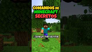COMANDOS SECRETOS de MINECRAFT 🤫⚠️ #mikecrack