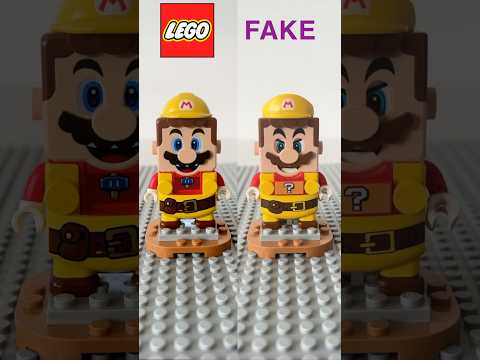 LEGO Mario Constructor | Original vs Copie China | LEGO vs FAKE #mario #legomario #fakemario