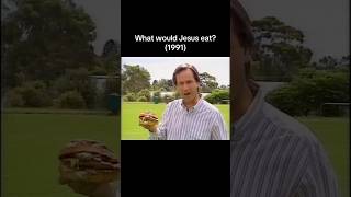 Good Health magazine ad from the Seventh-Day Adventist Church, 1991 #90s #diet #explosion #burger