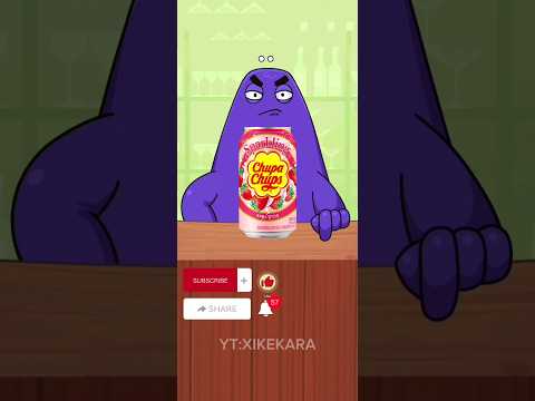 DIY Grimace Shake (Grimace McDonald's) #shorts #grimaceshake