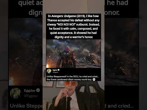 In Avengers: Endgame (2019), I like how Thanos accepted his defeat without any cheesy "NO! NO! NO!"