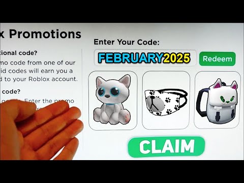 *NEW CODES* ALL FEBRUARY 2025 Roblox Promo Codes For ROBLOX ITEMS (Roblox Event)