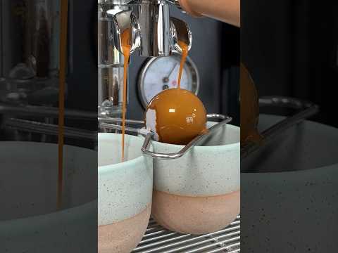 Making coffee with a metal ball #coffee