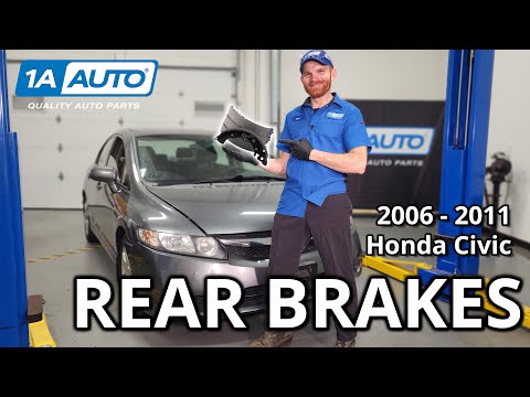 How to Replace Rear Brakes 2006-2011 Honda Civic