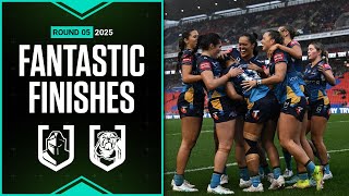 Best NRLW finishes of 2025: Titans v Bulldogs - Round 5