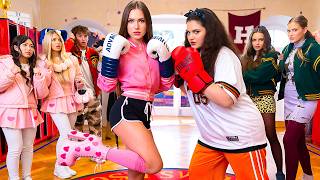 REVENGE FOR YOUR FRIEND BATTLE OF THE CHEERLEADERS! DIANA IN GLOVES AND HEELS