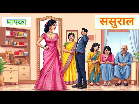 ऊपर ससुराल नीचे मायका | Upper Sasural Niche Mayka | Saas Bahu | Hindi Kahani | Moral Stories | Story