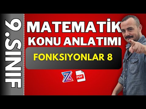 9. Sınıf matematik | fonksiyonlar 8 | 🚩PDF 🚩