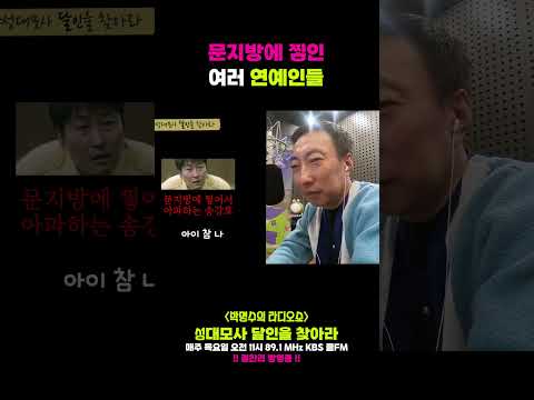 [레전드 성대모사] 문지방에 찧인여러 연예인들
