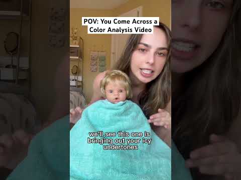 POV: You Come Across a Color Analysis Video #parody #skits #pov #coloranalysis