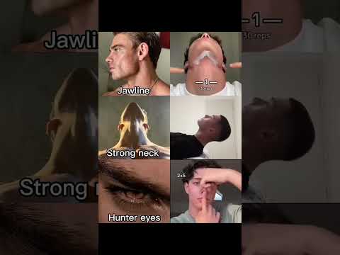face exercise ✨ for men's 🗿 #glowup #faceexercise #men