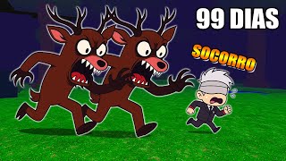 SOBREVIVENDO 99 DIAS NA FLORESTA!!!