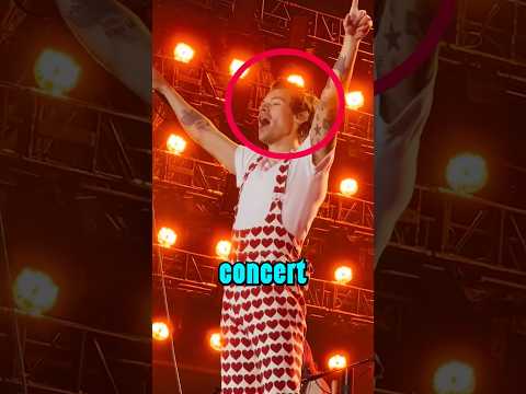 Harry Styles PAUSED his concert for this !