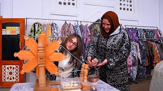 YouTube video thumbnail: A Living Craft – how Silk is Made From Cocoon to Cloth