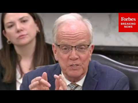 YouTube video thumbnail: 'We've Never Had That': Jerry Moran Demands More Investment Into Next-Gen Tech For VA Healthcare