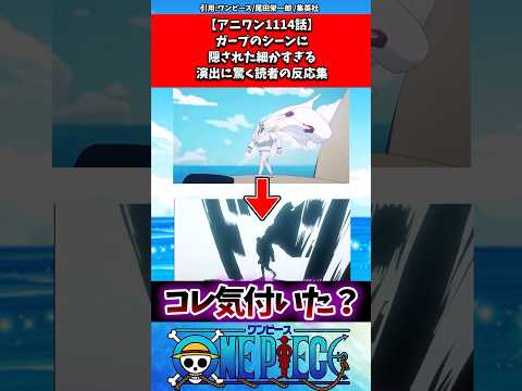 【アニワン1114話】ガープのシーンに隠された細かすぎる描写に驚く読者の反応集 #ワンピース