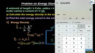 Problem on Energy Stored in an Inductor