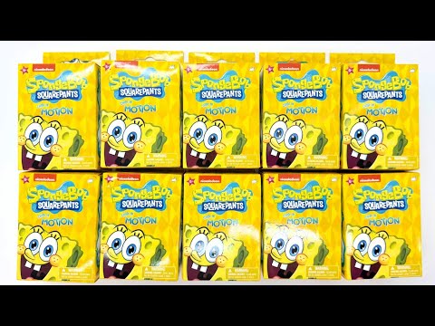 ASMR 9 Minutes SPONGEBOB SquarePants Oddly Satisfying Unboxing Toy Surprises!! No Talking