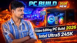 4K Video Editing PC Build 🚀 Intel Ultra5 245K With Gigabyte B860 🔥 Best Editing PC