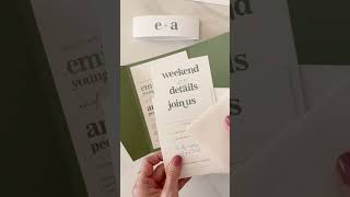 Would you believe you can DIY these wedding invitations? #diywedding #weddinginvitations