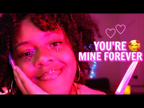 ASMR I’m OBSESSED With You 💕☺️🔪(Whispers, Personal Attention, Intense Eye Contact)