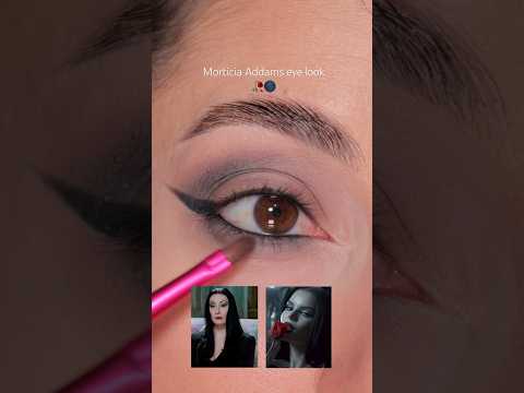 Morticia Addams 🌑 #morticia #wednesdaynetflix #halloween #halloweenmakeup #makeup #makeuptutorial