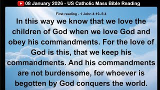 08 January 2026 US Catholic Mass  Bible Reading