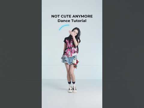 ILLIT “NOT CUTE ANYMORE” dance tutorial, slowed, mirrored #notcuteanymore @ILLIT_official
