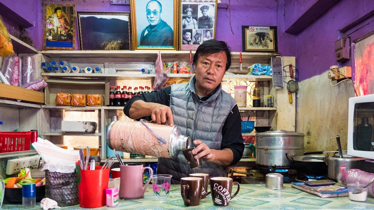 Bhutanese Tibetan Street Food in Thimphu, Bhutan - TIBETAN UNCLE (Day 11)
