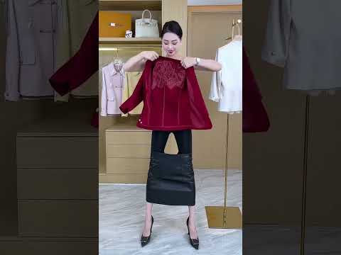 #Casual wear is simple and elegant #Fashionable temperament and age-reducing jacket#Beautiful