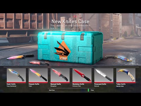 Não é barata… mas SÓ VEM FACAS NOVAS! Testei a NEW KNIVES CASE no CS 2 (100% de vir FACAS)