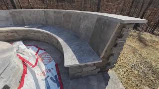 Modern Tesla Mansion Under Construction in the forest Walking Tour Part 1 - Cary, NC - March 26 - 4K