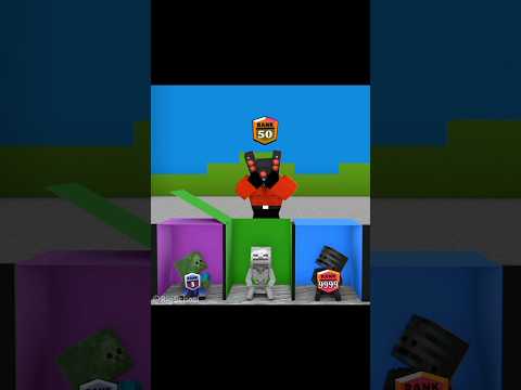 The 3-Heads Dog Vs Speakerman And The Dog Choose Rank In The Box | Reversed Video