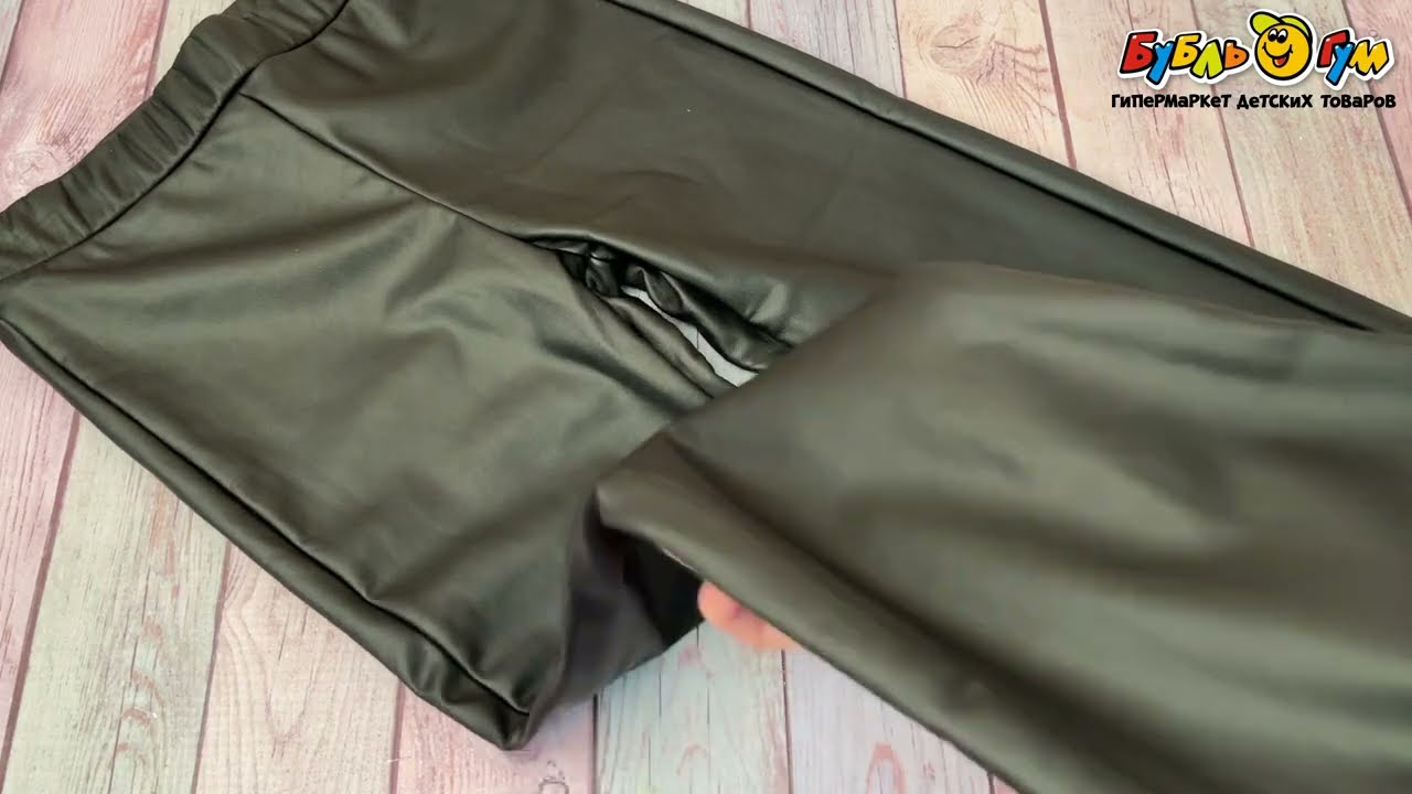 Брюки Lanson Kids  утепленные в классическом черном цвете - видео