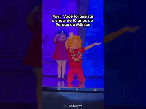 Vamos assistir juntos ao show de 10 anos do Parque da Mônica? | Turma da Mônica #shorts