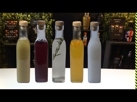 5 JARABES CASEROS - VIDEO 3 - PARA COCTELES Y BEBIDAS