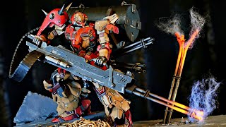 【ガンプラ改造】量産機を歩く火薬庫のトンデモ兵器に改造！ジオラマも作りレイアウトする！【　ジオラマ製作】【閃光のハサウェイ・メッサー】