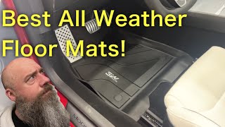 Amazing All Weather Floor Mats by 3W for all models of Tesla! #tesla #3Wfloormats