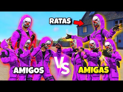 YO Y MIS AMIGOS NOS ENFRENTAMOS A MI NOVIA Y SUS AMIGAS 😰 FREE FIRE