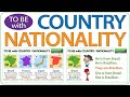 Nationalities and Sentence Structure