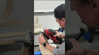 Scrap wood turned into truck headliner using @MilwaukeeTool