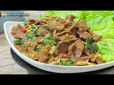 របៀបធ្វើឆាក្តៅសាច់គោ ម្ហូបឆ្ងាញ់ធ្វើងាយ ពិសេសគ្រប់កម្មវិធី Delicious food channel